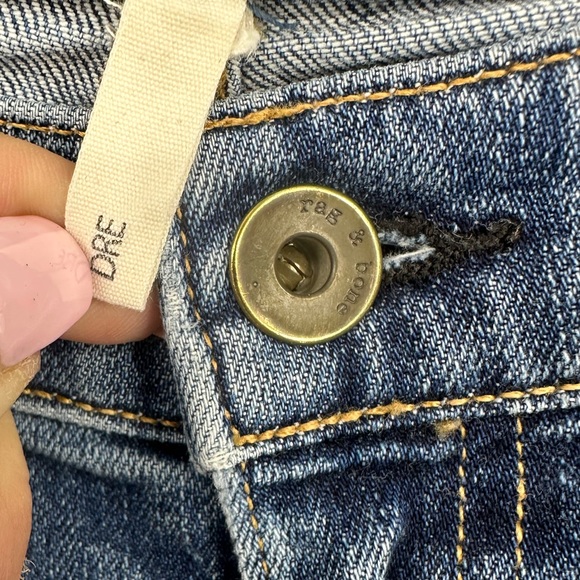 Rag & Bone Dre Jeans Raw Hem Amelie Womens 28 | AN604 - Picture 4 of 9